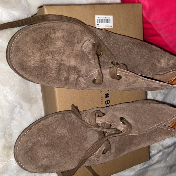 Lucky brand tan suede short boots - Picture 4 of 9